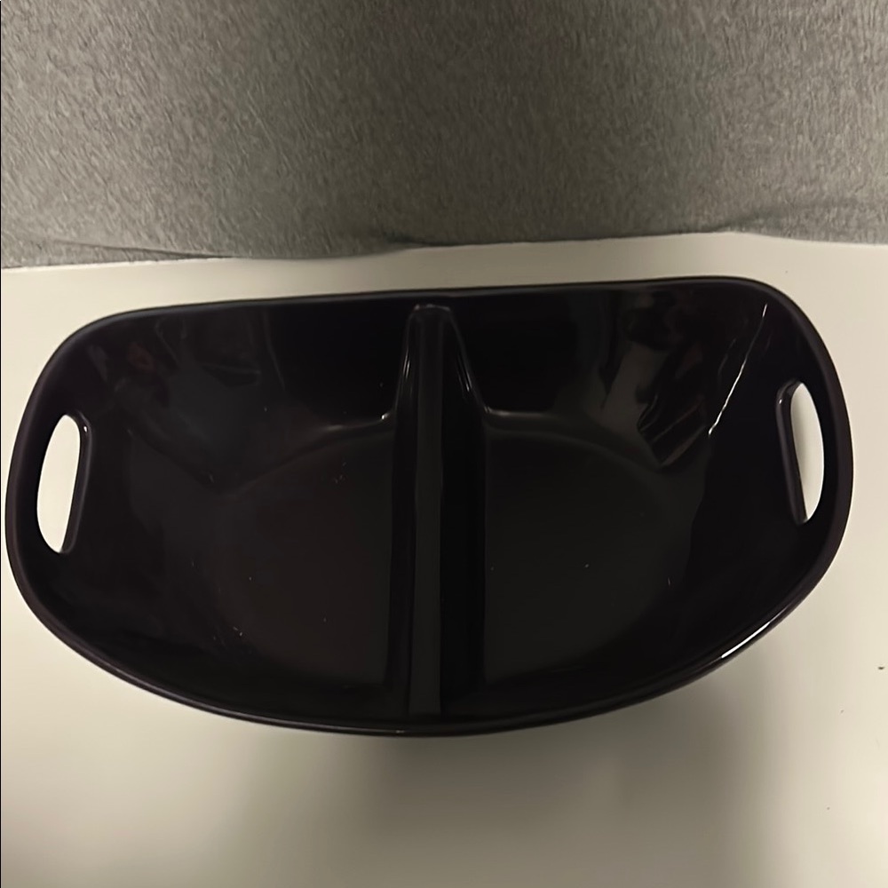 📦Rachael Ray split purple serving Dish